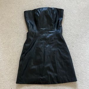 Princess Polly Vegan Leather Mini Dress